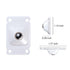 16 PCS Self Adhesive Caster Wheels 360 Degree Swivel Mini Adhesive Wheel Stainless Steel Pulley Pndbnq Sticky Roller for Attach Bins Storage Boxes...