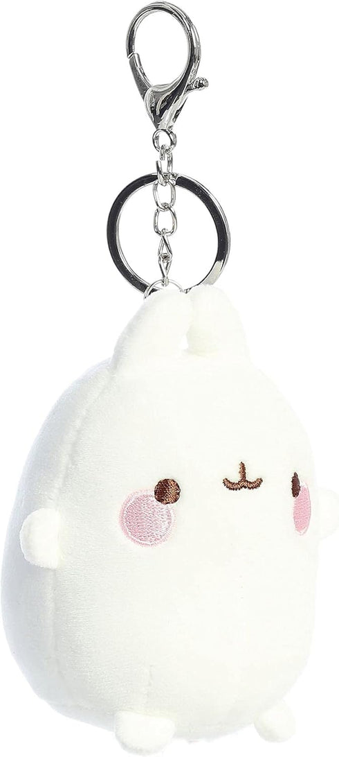 Aurora® Playful Molang Keychain Stuffed Animal - Adorable Characters - Playful Fun - White 4 Inches...