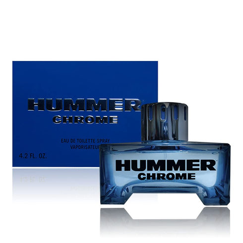 Hummer Chrome Cologne for Men EDT 4.2 oz...
