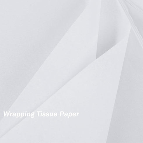 3 otters 120 Sheets White Tissue Paper, 14"x20" Tissue Paper for Gift Bags Gift Wrapping Paper for Bouquet Flowers Wedding Birthday DIY Project Cr...