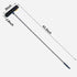 Floor Brush Bathroom Brush Floor Cleaning Brush with Long Handle, Squeegee and Comb for Cleaning Bathrooms, Patios, Garages, Walls and Tiles Brush...