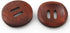 All In One 30pcs Brown 2 Slender Shape Hole Sewing Wood Buttons 30mm (1-1/6”)...