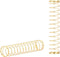 DUROCK Gold Plated Springs 63.5g Long Spring Custom Mechanical Keyboard Switch Springs Compatible with Cherry MX and Variant Mecha 63.5g Long 110p...