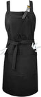 Sturdy Apron with Large Pockets - Unisex - 100% Cotton Canvas...