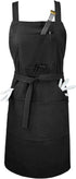 Sturdy Apron with Large Pockets - Unisex - 100% Cotton Canvas...