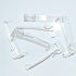 Valance Clips 6pcs 3-1/4'' Window Blinds Hidden Clip Clear Plastic for Horizontal Blinds Valance Retainer Holder...