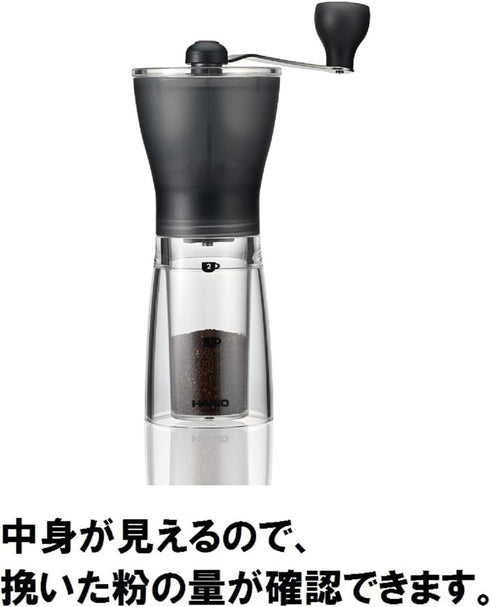 Hario Ceramic Coffee Mill-Original, Black...