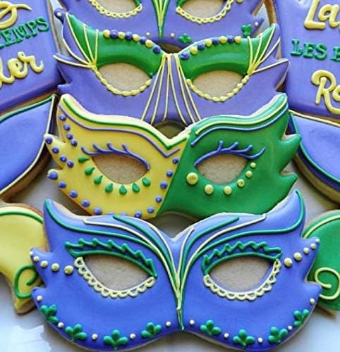 Ann Clark Cookie Cutters Mardi Gras Mask Cookie Cutter, 4.5" Made in USA...