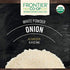 Frontier Co-op Organic White Onion Powder 6.14oz...
