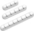 Cord/Cable Organizer White Cord Holder, Wire Organizer USB Cable Management Cord Keeper, 3 Packs Cable Clips for Car Home and Office (7, 5, 3 Slot...