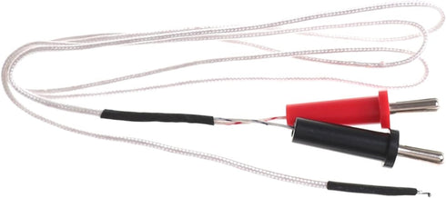 Handheld K Type Surface Thermocouple Temperature Sensor 100cm Wire Banana-Type Plug Probe Measurement Range -50°C -350°C K Type Thermocouple Probe...