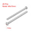 uxcell M5x75mm Machine Screws Phillips Cross Pan Head Screw 304 Stainless Steel Fasteners Bolts 20Pcs...