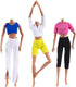 E-TING 3 Sets Handmade Yoga Clothes Gym Running Fitness Sportswear for 11.5inches Girl Doll...