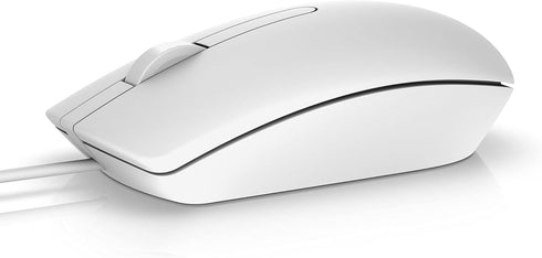 Dell MS116 Optical USB Wired Mouse - White...