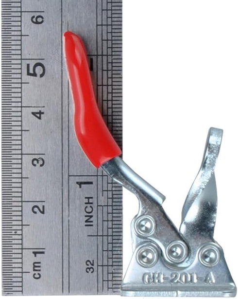 E-TING New 4PCS Hand Tool Toggle Clamp 201A Antislip Red Horizontal Clamp 201-A...