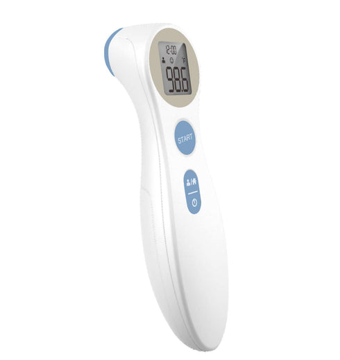 Digital Forehead Thermometer - Infrared - White (Body Temperature Reader, Lightweight, Compact)...