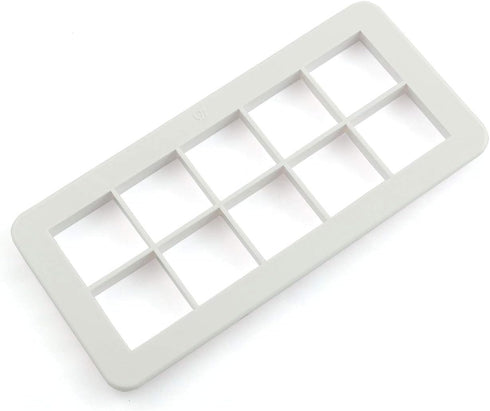 ZYAMY Square Biscuit Cutters Set, 3 Size (14.5cm x 1 + 15.5cm x 1 + 19.0cm x 1), Cookie Cutter Cake Fondant Cutter...