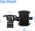 Car Phone Mount, ABS Cell Phone Holder for Car, 1400 Degree Rotation Dashboard Cell Phone Holder, Mobile Clip Stand for 3 to 7 inches Smartphones,...