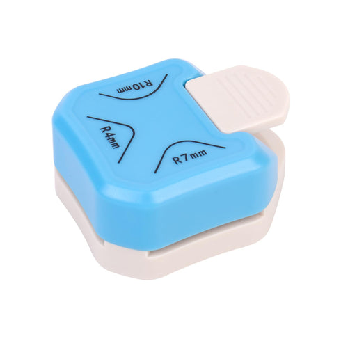 Paper Corner Rounder Punch, 3 in 1 Corner Cutter Rounder for Cardstock (R4mm+R7mm+R10mm), Edge Cutter Craft Card Making and Scrapbooking and Journ...