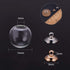 PH PandaHall 30 Pcs 14mm Mini Empty Clear Glass Globe Bottle Wish Ball Bottles DIY Pendant Charms with 30 Pcs 8mm Cap Bails for Earring Necklace J...