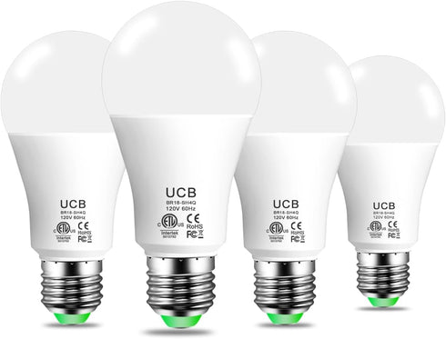 UCB Alexa Light Bulb 130W Equivalent, Smart light bulbs Warm White to Daylight Tunable, A19 E26 Bluetooth LED Bulbs Work with Alexa Only for Bedro...