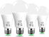UCB Alexa Light Bulb 130W Equivalent, Smart light bulbs Warm White to Daylight Tunable, A19 E26 Bluetooth LED Bulbs Work with Alexa Only for Bedro...