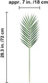 Artificial Areca Palm Leaves, 8 Pcs Faux Tropical Palm Tree Leaves Stems for Floral Arrangement, Hawaiian Luau, Jungle Beach Wedding Party Decor, ...