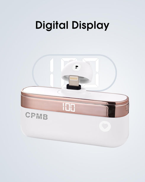 Portable Power Bank with 5,000mAh, Portable Charger 22.5W,Digital Display,Mini Battery Pack Compatible with iPhone 14/14 Pro / 14 Plus / 14 Pro Ma...