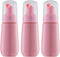 2oz Foam Bottle, Empty Travel Foaming Pump Dispenser for Hand Soap, Lash Cleanser, Shampoo (3PCS, Pink)...