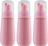 2oz Foam Bottle, Empty Travel Foaming Pump Dispenser for Hand Soap, Lash Cleanser, Shampoo (3PCS, Pink)...