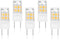 5 Pack-T4 JCD Bi-Pin G8 2Watt LED Light Bulbs Warm White JCD Type T4 G8 Under Cabinet Puck Lamp 120 Volt Undercabinet Microwave Oven Stove Top Kit...