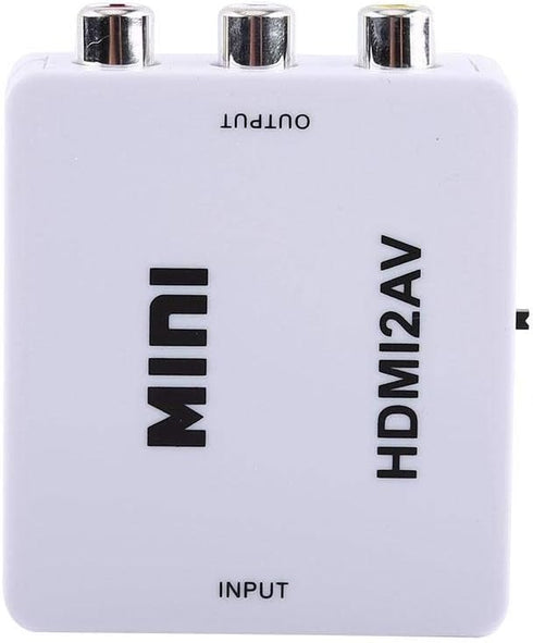 Yosoo Health Gear Digital HDMI2AV Converter, to AV Adapter, Composite Video Audio AV CVBS Adapter Converter 720p/1080p(White)...