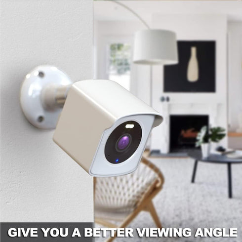 Wall Mount for Wyze Cam OG & Wyze Cam OG Telephoto, Weatherproof Protective Cover and 360 Degree Adjustable Wall Mount Bracket for Wyze Indoor Out...