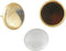 ALLinONE Blank Earring Settings Cabochon Tray with Glass Dome for DIY Jewelry Making (Gold 12mm)...