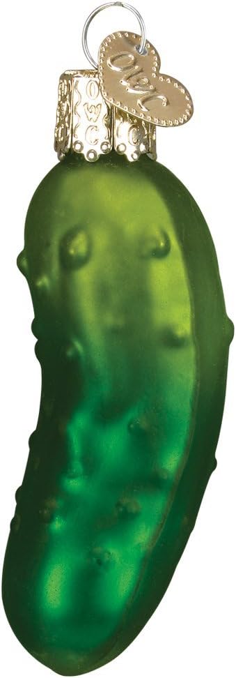 Old World Christmas Ornaments: Sweet Pickle Glass Blown Ornaments for Christmas Tree...