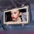 Car Sun Visor Vanity Mirror, Rechargeable with 3 Light Modes & 60 LEDs for Rear View, Universal for Truck SUV...