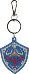 Bioworld Legend of Zelda Shield Crest PVC Rubber Keychain...