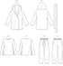 Vogue Misses' Knit Jacket with Belt, Top and Pants Sewing Pattern Kit, Design Code V1975, Sizes XS-S-M-L-XL-XXL, Multicolor...