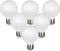 KGC LED Edison Globe Light Bulbs, Neutral White 4000K CRI 90, LED Filament Light Bulb, 5W Equivalent to 40W, G25(G80) Dimmable, Milky Glass, Bathr...