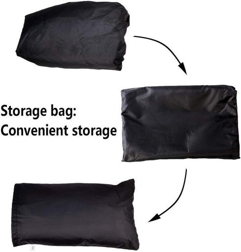 Bike Cover Waterproof Outdoor Bicycle Cover Thick Black. 29 Inch Windproof UV Snow Rustproof 190T with Lock Hole Storage Bag for Mountain Road Bik...