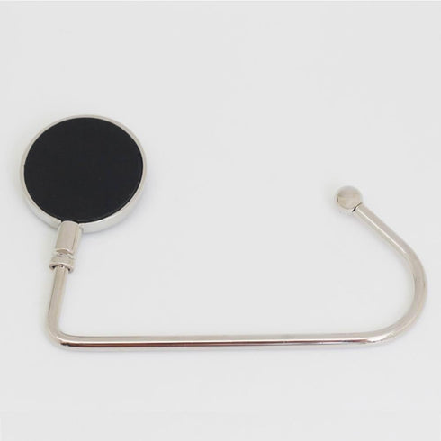 Purse Hook Hanger for Table Bar Handbag Hanger Safer Cleaner Bag Table Hanger with Velvet Pouch (Peacock Feather)...