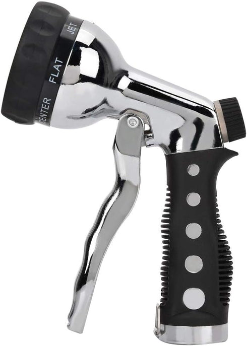 Water Hose Nozzle Sprayer, Hand Sprayer with 7 Spray Patterns High Pressure Garden Hose Spray Nozzle for Watering Plants Washing Cars Showering Pe...