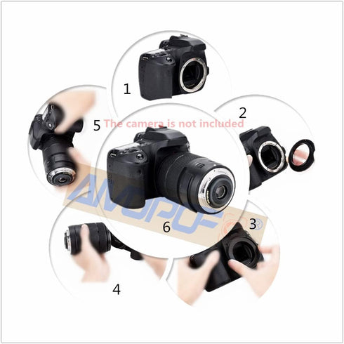 49mm Macro Lens Reverse Ring Compatible with for Nik-F D1,D1H,D4,D100,D200,D300,D300S,D700,D800,D70,D70S,D3100,D3200,D5000 Camera and with 49mm Fi...