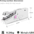 Handheld Sewing Machine,Mini Sewing Machine for Quick Stitching,Portable Sewing Machine Suitable for Home,Travel and DIY, Sewing Machine for Begin...