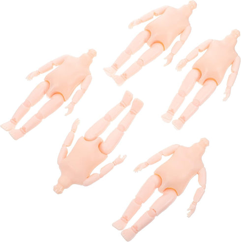 Moveable Jointed Doll 6pcs Body Nude Naked Body Soldier Ken Male Dolls Artist Drawing Manikin Action Figure Toys Joint Doll DIY Doll Accessory...