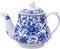 123Arts Teapot, Ceramic Tea Pot, Blue and White Teapot, Tea Pot for Home Office, 13 Oz...