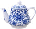 123Arts Teapot, Ceramic Tea Pot, Blue and White Teapot, Tea Pot for Home Office, 13 Oz...