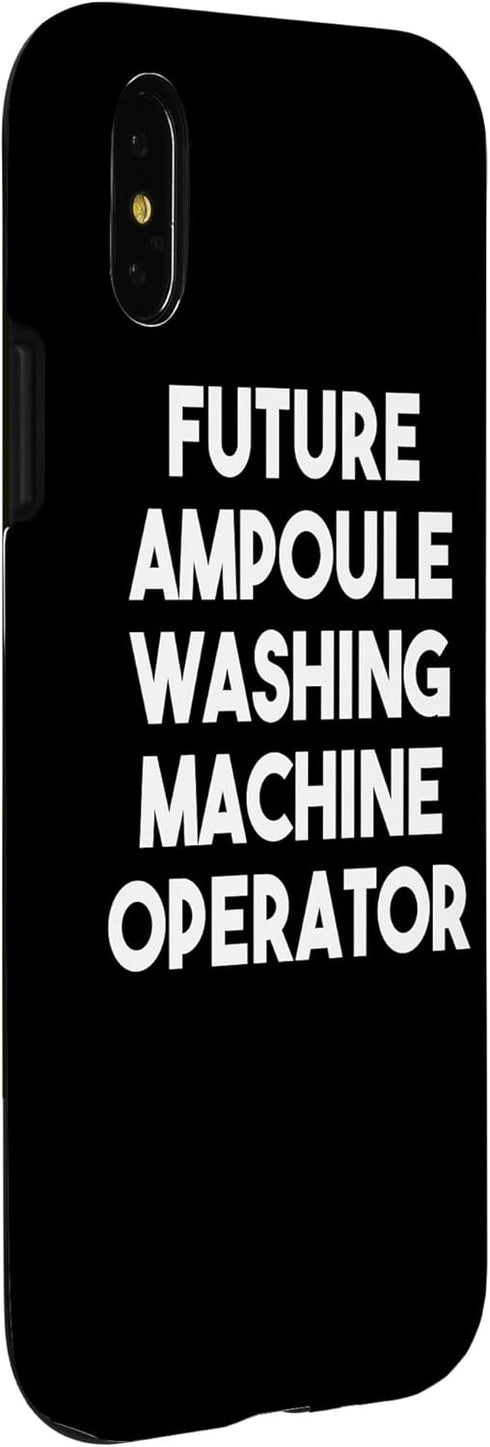 iPhone X/XS Future Ampoule Washing Machine Operator Case...