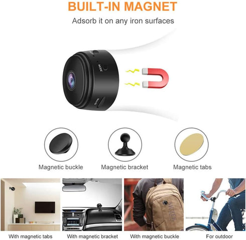 A9 Mini Camera WiFi 1080P HD IP Camera Home Security Magnetic Wireless Mini Camcorder Micro Video Surveillance Camera with IR Night Vision...