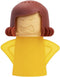 Angry Mom Microwave Cleaner, Mad Mama Microwave Steam Cleaner, Just Add Vinegar and Water, Easily Cleans the Crud in Minutes (Yellow)...